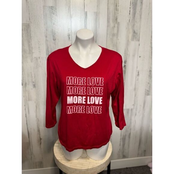 Red long sleeve top - Picture 1 of 5